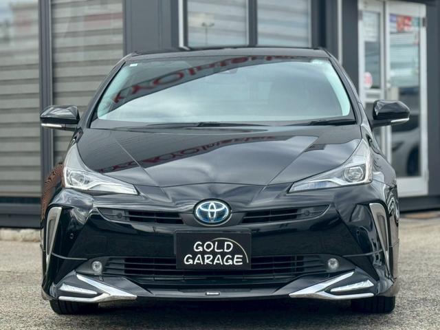 プリウス Sツーリングセレクション ワンオーナー モデリスタエアロ デイライト シートヒーター レザーシート トヨタセーフティーセンス 純正9インチフルセグナビ AC100V電源 LEDヘッドライト&フォグ 純正17インチAW Bカメラ(3枚目)