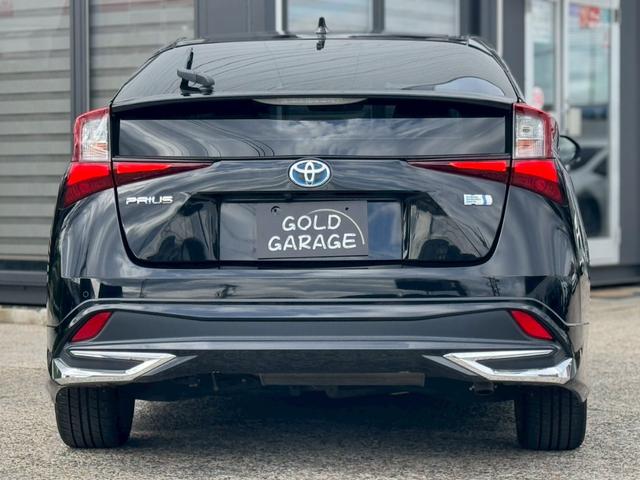 プリウス Sツーリングセレクション ワンオーナー モデリスタエアロ デイライト シートヒーター レザーシート トヨタセーフティーセンス 純正9インチフルセグナビ AC100V電源 LEDヘッドライト&フォグ 純正17インチAW Bカメラ(5枚目)