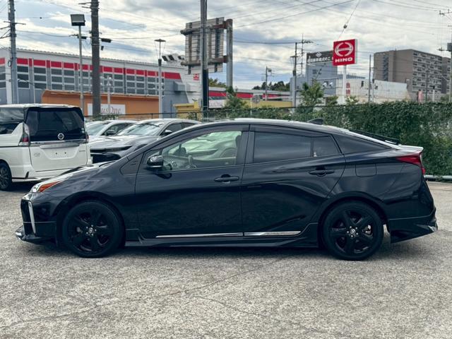 プリウス Sツーリングセレクション ワンオーナー モデリスタエアロ デイライト シートヒーター レザーシート トヨタセーフティーセンス 純正9インチフルセグナビ AC100V電源 LEDヘッドライト&フォグ 純正17インチAW Bカメラ(25枚目)