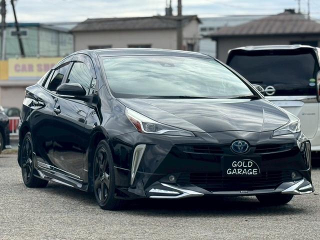 プリウス Sツーリングセレクション ワンオーナー モデリスタエアロ デイライト シートヒーター レザーシート トヨタセーフティーセンス 純正9インチフルセグナビ AC100V電源 LEDヘッドライト&フォグ 純正17インチAW Bカメラ(29枚目)