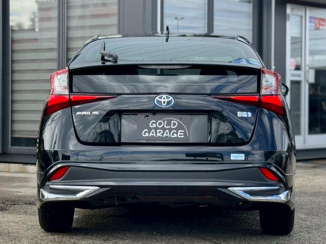 プリウス SセーフティプラスII モデリスタICONICフルエアロ LEDデイライト 純正フルセグTVナビ Bカメラ LEDヘッドライト&フォグ Cソナー BSM TSS レーダークルコン AC100V電源 ETC プッシュスタート(5枚目)