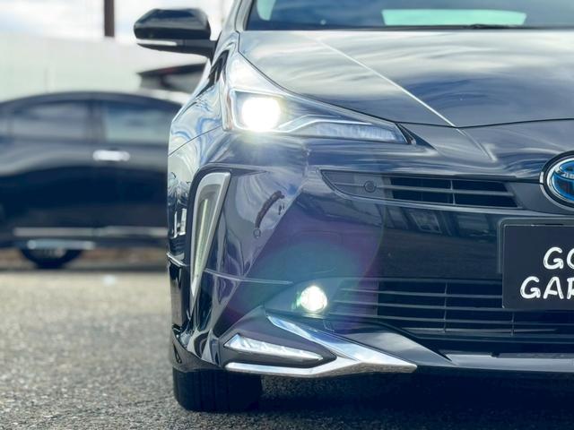 プリウス SセーフティプラスII モデリスタICONICフルエアロ LEDデイライト 純正フルセグTVナビ Bカメラ LEDヘッドライト&フォグ Cソナー BSM TSS レーダークルコン AC100V電源 ETC プッシュスタート(19枚目)