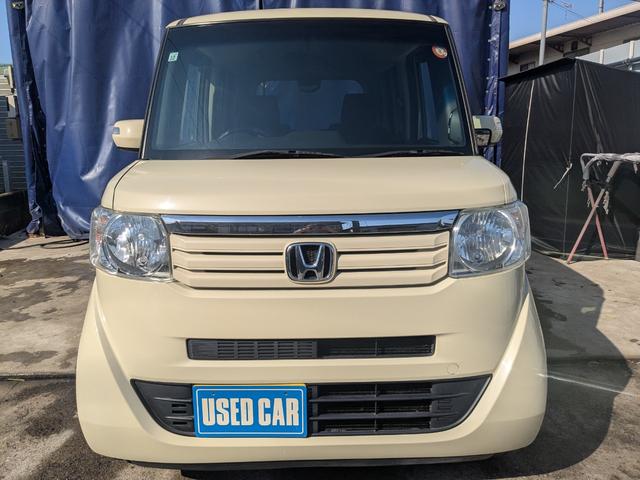 N-BOX G SSパッケージ 両側電動スライドドア・ナビ・TV・DVD・CD・Bluetooth・バックカメラ・プッシュスタート・純正アルミホイール・室内クリーニング済み(3枚目)