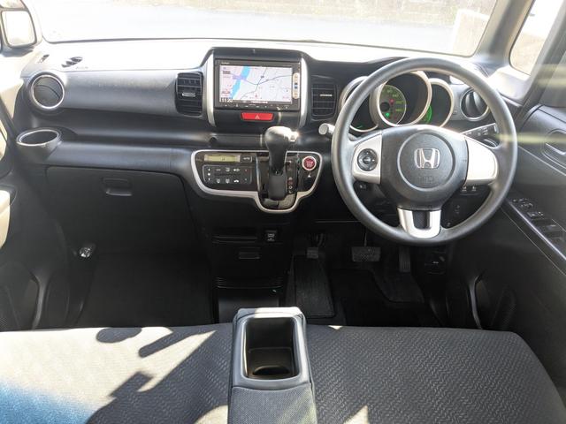 N-BOX G SSパッケージ 両側電動スライドドア・ナビ・TV・DVD・CD・Bluetooth・バックカメラ・プッシュスタート・純正アルミホイール・室内クリーニング済み(27枚目)