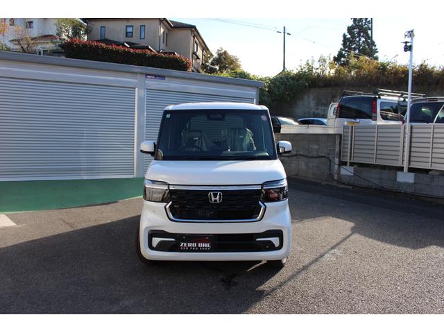 Ｎ－ＢＯＸカスタム ターボ　両側電動スライドドア　クリアランスソナー　オートクルーズコントロール　レーンアシスト　衝突被害軽減システム　オートライト　ＬＥＤヘッドランプ　スマートキー　アイドリングストップ　電動格納ミラー（2枚目）