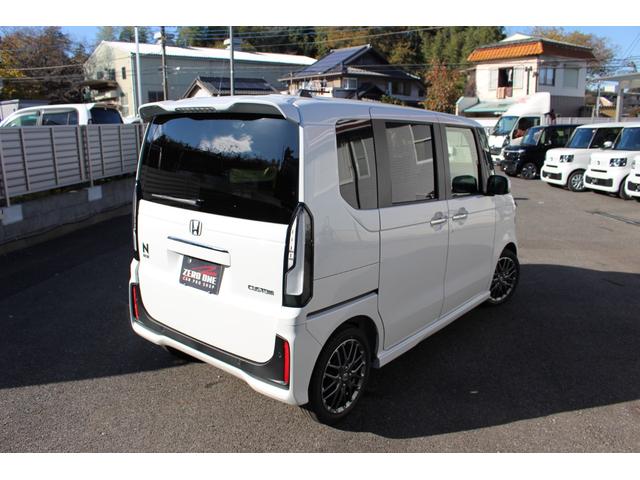 Ｎ－ＢＯＸカスタム ターボ　両側電動スライドドア　クリアランスソナー　オートクルーズコントロール　レーンアシスト　衝突被害軽減システム　オートライト　ＬＥＤヘッドランプ　スマートキー　アイドリングストップ　電動格納ミラー（5枚目）
