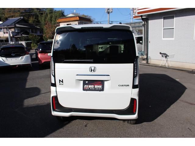 Ｎ－ＢＯＸカスタム ターボ　両側電動スライドドア　クリアランスソナー　オートクルーズコントロール　レーンアシスト　衝突被害軽減システム　オートライト　ＬＥＤヘッドランプ　スマートキー　アイドリングストップ　電動格納ミラー（6枚目）