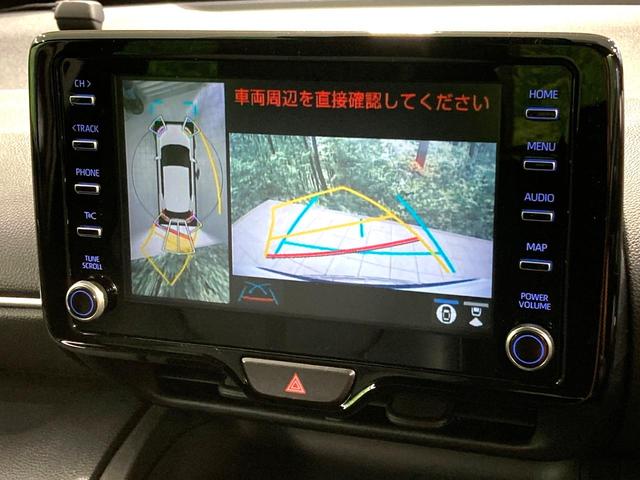 ヤリスクロス Ｚ　純正８型ＤＡ　全周囲カメラ　衝突軽減　レーダークルーズコントロール　ＨＵＤ　ＢＳＭ　ＥＴＣ　ステアリングヒーター　前席シートヒーター　禁煙車　革巻きステアリング　ハーフレザーシートヒーター（4枚目）