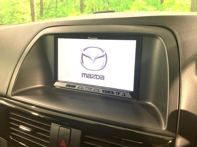 CX-5 XD 純正ナビ バックカメラ サイドカメラ ETC HIDヘッドライト オートライト オートエアコン 革巻きステアリング 純正17インチアルミホイール Bluetooth再生 フルセグTV スマートキー(3枚目)