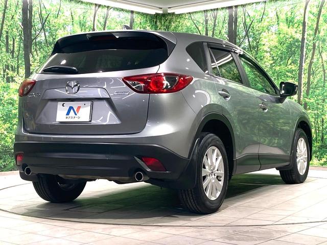 CX-5 XD 純正ナビ バックカメラ サイドカメラ ETC HIDヘッドライト オートライト オートエアコン 革巻きステアリング 純正17インチアルミホイール Bluetooth再生 フルセグTV スマートキー(17枚目)