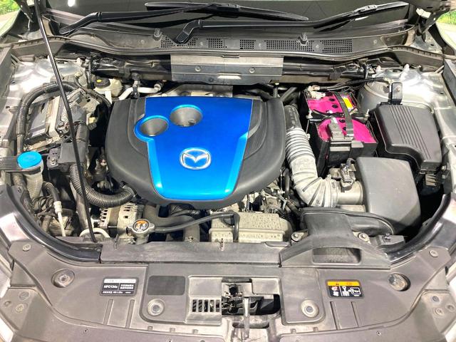 CX-5 XD 純正ナビ バックカメラ サイドカメラ ETC HIDヘッドライト オートライト オートエアコン 革巻きステアリング 純正17インチアルミホイール Bluetooth再生 フルセグTV スマートキー(18枚目)