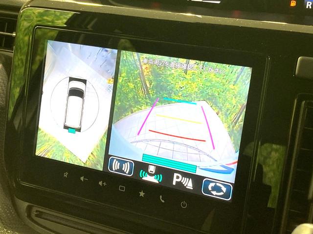 ソリオバンディット ハイブリッドＭＶ　メーカー９型ナビ　全周囲カメラ　両側電動スライドドア　衝突軽減　レーダークルーズコントロール　前席シートヒーター　ＥＴＣ　ＨＵＤ　ＬＥＤヘッドライト＆フォグライト　スマートキー　革巻きステアリング（4枚目）