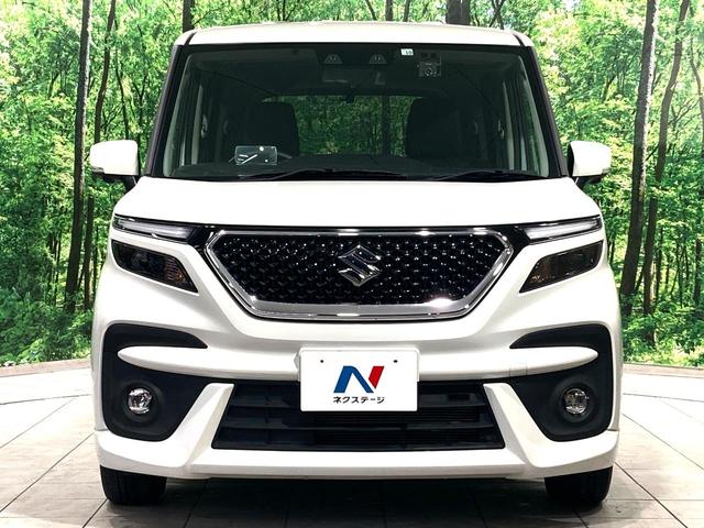 ソリオバンディット ハイブリッドＭＶ　メーカー９型ナビ　全周囲カメラ　両側電動スライドドア　衝突軽減　レーダークルーズコントロール　前席シートヒーター　ＥＴＣ　ＨＵＤ　ＬＥＤヘッドライト＆フォグライト　スマートキー　革巻きステアリング（14枚目）