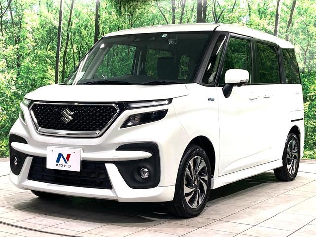 ソリオバンディット ハイブリッドＭＶ　メーカー９型ナビ　全周囲カメラ　両側電動スライドドア　衝突軽減　レーダークルーズコントロール　前席シートヒーター　ＥＴＣ　ＨＵＤ　ＬＥＤヘッドライト＆フォグライト　スマートキー　革巻きステアリング（24枚目）