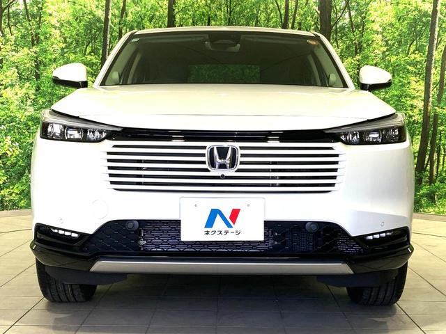 ヴェゼル e:HEV Z 登録済未使用車 純正9型ナビ 全周囲カメラ 衝突軽減 レーダークルーズコントロール ETC パワーバックドア 前席シートヒーター ハーフレザーシート クリアランスソナー オートハイビーム LEDヘッド(14枚目)