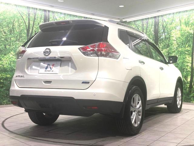 エクストレイル 20X エマージェンシーブレーキパッケージ 純正SDナビ バックカメラ 衝突被害軽減システム 禁煙車 ドラレコ コーナーセンサー スマートキー LEDヘッド ルーフレール ビルトインETC オートライト デュアルエアコン 純正17インチアルミ(17枚目)