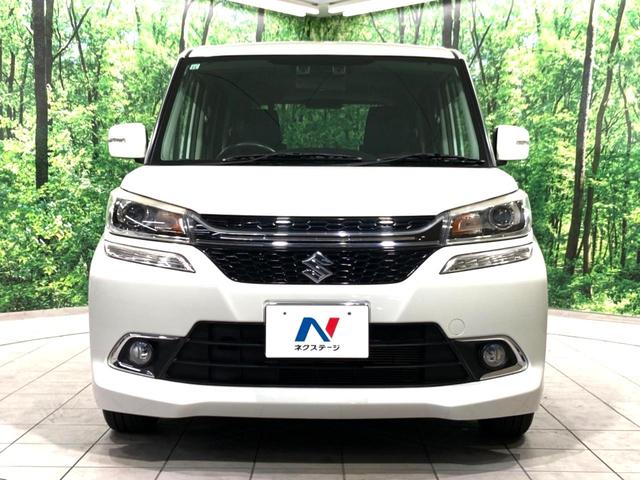 ソリオバンディット Ｆリミテッド　禁煙車　両側電動ドア　衝突被害軽減システム　純正８型ナビ　ＬＥＤヘッドスマートキー　クルコン　純正１５インチアルミ　車線逸脱警報　オートライト　シートヒーター　Ｂｌｕｅｔｏｏｔｈ　ＣＤ　ＤＶＤ再生（15枚目）