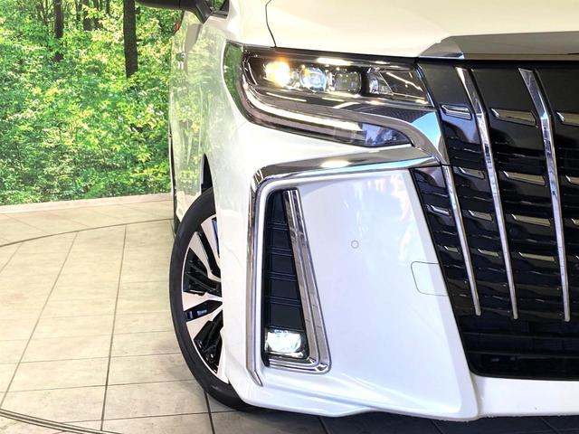 アルファード 2.5S Cパッケージ サンルーフ 純正9型DA 両側電動ドア 後席モニター 3眼ヘッドライト バックカメラ 100V電源 衝突軽減 レーダークルーズ 禁煙車 電動リアゲート シートベンチレーション デジタルインナーミラー(11枚目)