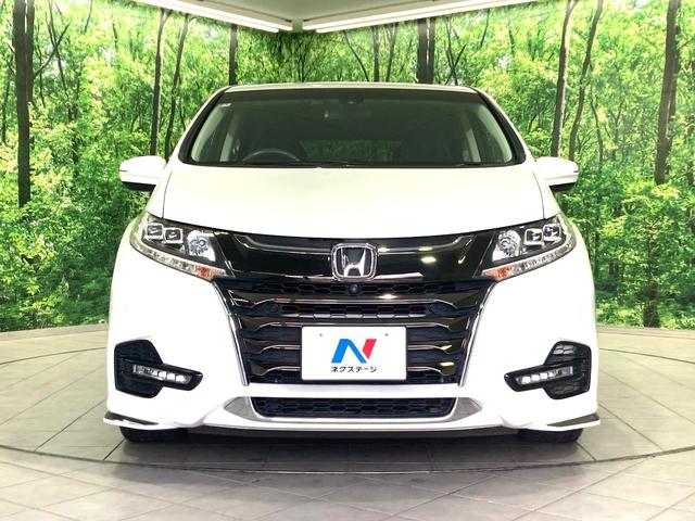 オデッセイハイブリッド ハイブリッドアブソルート・ホンダセンシング 禁煙車 メーカーナビ 両側電動ドア 衝突被害軽減システム 後席モニター 全周囲カメラ 100V電源 レーダークルーズ ハーフレザーシート パワーシート ドラレコ コーナーセンサー LEDヘッド(15枚目)