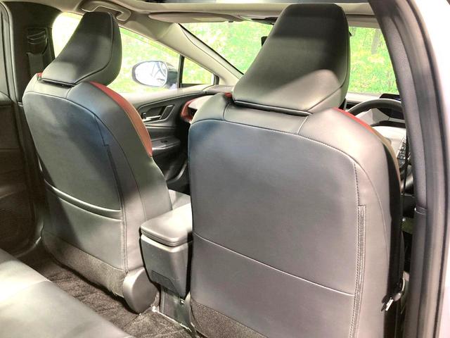 プリウス Z ガラスルーフ 純正12.3型ディスプレイ 全周囲カメラ 100V電源 デジタルインナーミラー 衝突軽減 レーダークルーズ BSM 禁煙車 電動リアゲート レザーシート シートベンチレーション LED(27枚目)