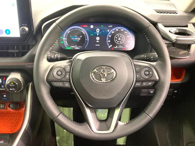 RAV4 ハイブリッドアドベンチャー 禁煙車 10.5型ディスプレイオーディオ パノラマムーンルーフ デジタルインナーミラー BSM レーダークルーズコントロール ステアリングヒーター シートヒーター ETC2.0 純正19インチAW(11枚目)