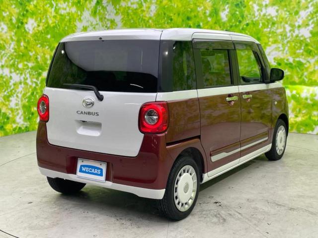 ムーヴキャンバス ストライプスＧ　保証書／純正　ＳＤナビ／衝突安全装置／両側電動スライドドア／シートヒーター／車線逸脱防止支援システム／ドライブレコーダー　社外／ヘッドランプ　ＬＥＤ／Ｂｌｕｅｔｏｏｔｈ接続／ＥＴＣ／ＥＢＤ付ＡＢＳ（3枚目）