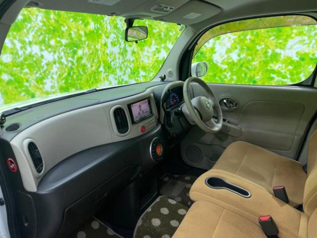キューブ 15X Vセレクション 新品タイヤ/社外 SDナビ/Bluetooth接続/ETC/EBD付ABS/バックモニター/フルセグTV/DVD/エアバッグ 運転席/エアバッグ 助手席/パワーウインドウ/エンジンスタートボタン(6枚目)