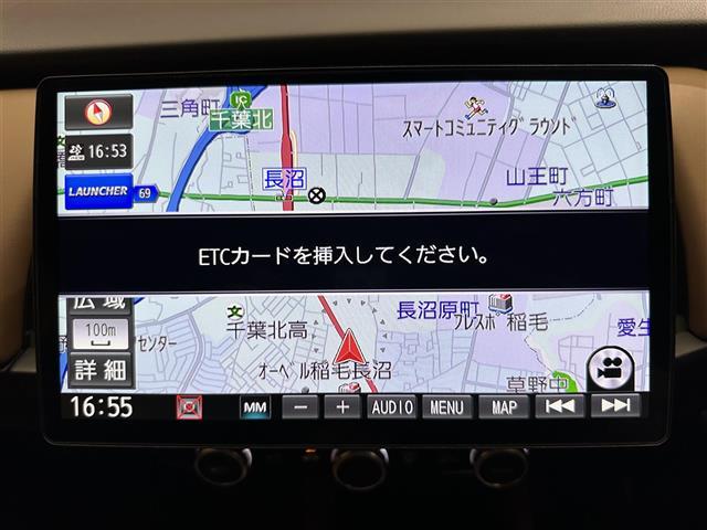フィット ｅ：ＨＥＶリュクス　禁煙車　１０インチナビ　バックカメラ　フルセグテレビ　ホンダセンシング　ＥＴＣ　前後純正ドライブレコーダー電動パーキングブレーキ　オートホールド　純正フロアマット　純正１６インチアルミホイール（6枚目）
