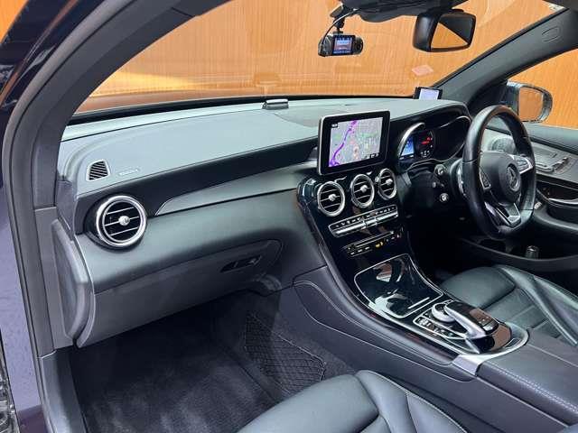 GLC d 4マチック クーペ スポーツ 本革 パノラマSR Burmesterサウンド 黒革シート ACC ナビ TV 360°Bluetooth接続 HUD シートヒーター 電動リアゲート アクティブパーキング アンビエントライト 衝突軽減B(18枚目)