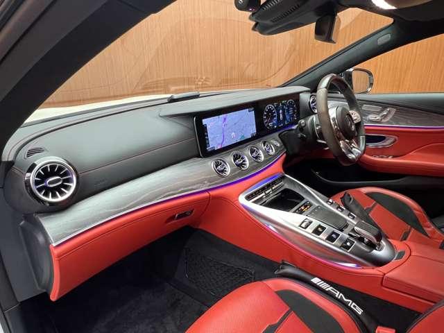 ＧＴ ４ドアクーペ ５３　４マチック＋　ナッパレザーシートＰ　ＡＭＧダイナミックＰＫＧ　ＳＲ　ベンチレーター　シートヒーター　ＡＣＣ　ＨＵＤ　ＢＳＭ　ナビ　３６０°カメラ　フルセグ　ドライブレコーダー　ＬＥＤヘッドライト（41枚目）