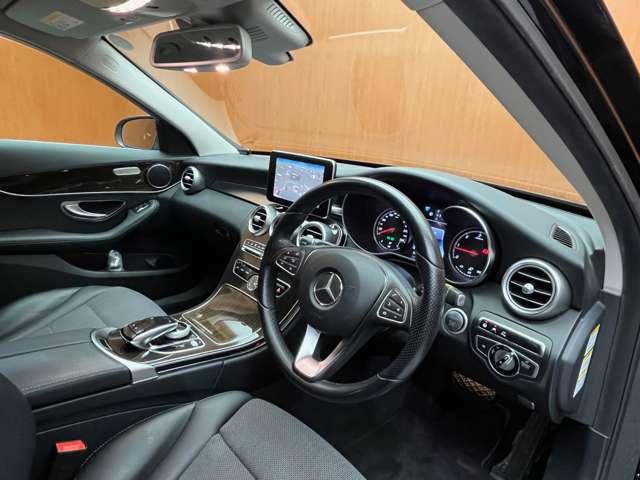 Ｃ２２０ｄ　ステーションワゴン　アバンギャルド　ＲＳＰ　純正ナビ　バックカメラ　ＡＣＣ　ＢＳＭ　半革　シートヒーター　パワーシート　電動リアゲート　ＬＥＤヘッドライト　オートライト　ＰＤＣ　純正１７インチＡＷ(5枚目)