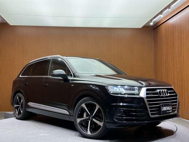 Ｑ７ ５５ＴＦＳＩクワトロ　Ｓライン　７シーターＰＫＧ　パノラマＳＲ　マトリクスＬＥＤ　黒革シート　ＡＣＣ　ナビ　３６０°　Ｂｌｕｅｔｏｏｔｈ接続　電動シート　シートＨ　純正２１インチＡＷ　バーチャルコックピット（63枚目）