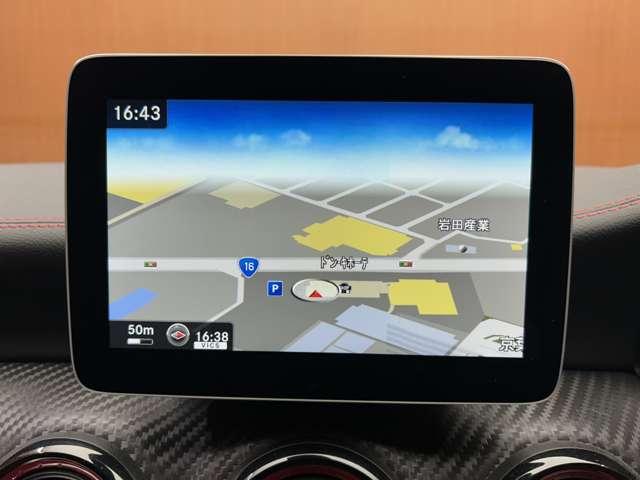 Ａクラス Ａ４５　４マチック　ＡＭＧアドバンストＰＫＧ　ＡＭＧドライバーズＰＫＧ　パノラマＳＲ　ｈａｒｍａｎｋａｒｄｏｎサウンド　黒革　ＡＣＣ　ナビ　ＴＶ　Ｂカメラ　Ｂｌｕｅｔｏｏｔｈ接続　シートＨ　パーキングパイロット　ＲＳＰ（9枚目）