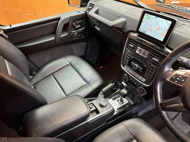 Ｇクラス Ｇ３５０　ブルーテック　ラグジュアリーＰＫＧ　ＳＲ　１オーナー　純正ナビ　バックカメラ　ＡＣＣ　黒革　シートヒーター　メモリーパワーシート　ｈ／ｋサウンド　ＢＳＭ　キセノンヘッドライト　オートライト　純正１８インチＡＷ（12枚目）