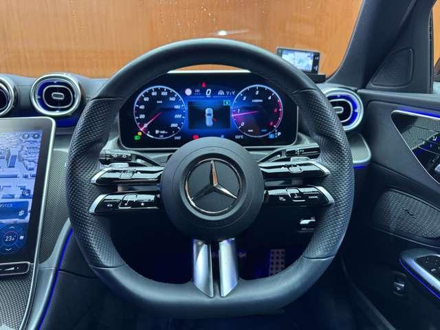 Ｃクラスステーションワゴン Ｃ２２０ｄ　ワゴンアバンギャルド　ＡＭＧライン　パノラマＳＲ　ベーシックＰＫＧ　１オーナー　ＨＵＤ　ナビ　３６０°カメラ　ＡＣＣ　ＢＳＭ　ハーフレザーシート　シートヒーター　パワーシート　パーキングアシスト　ＬＥＤヘッドライト　オートライト（19枚目）