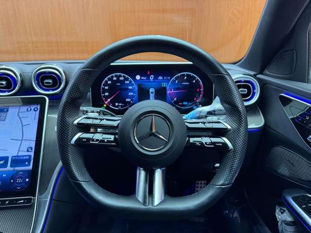 Ｃクラスステーションワゴン Ｃ２２０ｄ　ワゴンアバンギャルド　ＡＭＧライン　パノラマＳＲ　ベーシックＰＫＧ　１オーナー　ＨＵＤ　純正ナビ　３６０°カメラ　ＡＣＣ　ＢＳＭ　半革　シートヒーター　パワーシート　ＬＥＤヘッドライト　ハイビームアシスト　電動リアゲート　ＥＴＣ（19枚目）