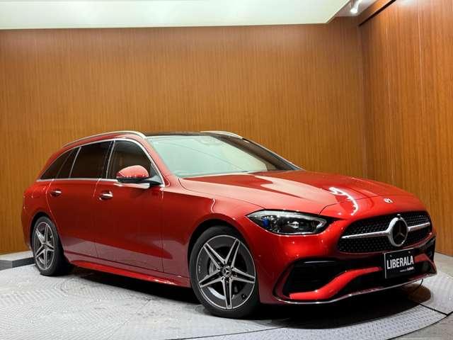 Ｃクラスステーションワゴン Ｃ２２０ｄ　ワゴンアバンギャルド　ＡＭＧライン　パノラマＳＲ　ベーシックＰＫＧ　１オーナー　ＨＵＤ　純正ナビ　３６０°カメラ　ＡＣＣ　ＢＳＭ　半革　シートヒーター　パワーシート　ＬＥＤヘッドライト　ハイビームアシスト　電動リアゲート　ＥＴＣ（57枚目）