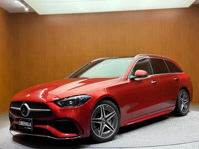 Ｃクラスステーションワゴン Ｃ２２０ｄ　ワゴンアバンギャルド　ＡＭＧライン　パノラマＳＲ　ベーシックＰＫＧ　１オーナー　ＨＵＤ　純正ナビ　３６０°カメラ　ＡＣＣ　ＢＳＭ　半革　シートヒーター　パワーシート　ＬＥＤヘッドライト　ハイビームアシスト　電動リアゲート　ＥＴＣ（58枚目）