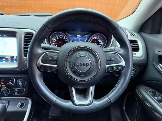 ジープ・コンパス ロンジチュード ACC 純正ナビ バックカメラ パーキングアシスト レーンアシスト ブラインドスポットアシスト ヒーテッドドアミラー 純正17インチAW ETC 電動パーキングブレーキ 横滑り防止機能(16枚目)