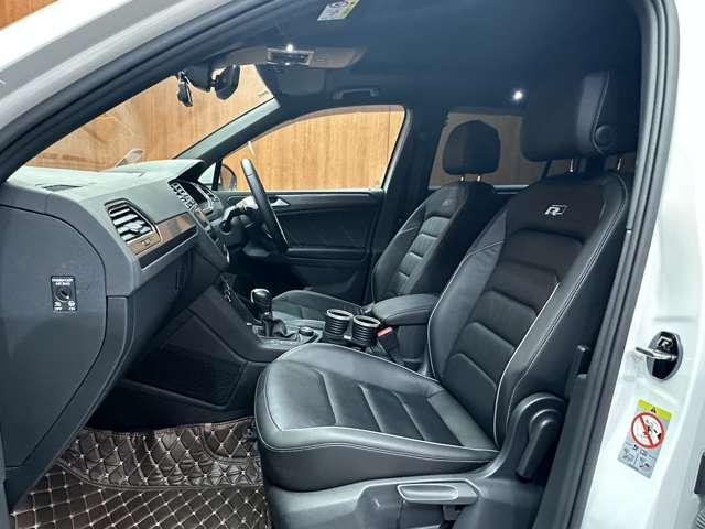 ティグアン TDI 4モーション Rライン パノラマSR 純正ナビ 360°カメラ ACC バーチャルCP 黒革 シートヒーター パワーシート LEDヘッドライト ハイビームアシスト パーキングアシスト 電動リアゲート 純正20インチAW(37枚目)