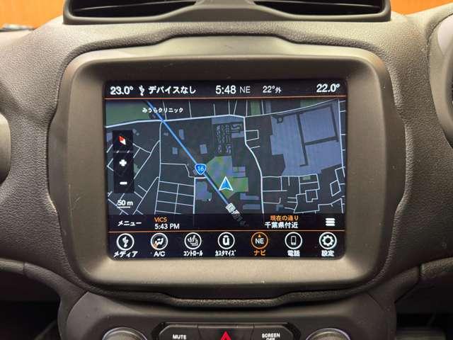 ジープ・レネゲード リミテッド パノラマSR 黒革シート ACC ナビ TV Bカメラ CarPlay Bluetooth接続 電動シート シートヒーター ステアリングH LEDヘッドライト 衝突軽減ブレーキ BSM LKA ETC(9枚目)