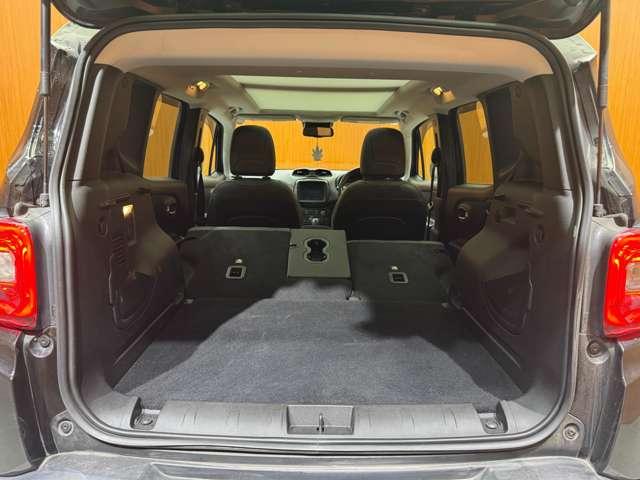 ジープ・レネゲード リミテッド パノラマSR 黒革シート ACC ナビ TV Bカメラ CarPlay Bluetooth接続 電動シート シートヒーター ステアリングH LEDヘッドライト 衝突軽減ブレーキ BSM LKA ETC(48枚目)