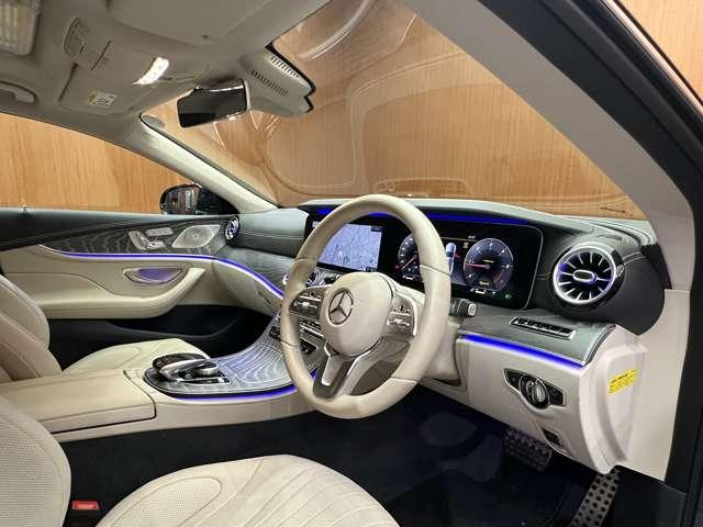CLSクラス CLS220d スポーツ エクスクルーシブパッケージ 白革 ガラスSR HUD Burmester ACC ナビ TV 360° CarPlay Bluetooth接続 シートH ベンチレーション 電動トランク オートハイビーム RSP ドラレコ ETC(5枚目)