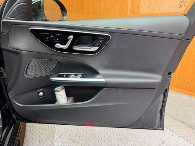 Cクラス C220dアバンギャルド AMGライン リアアクスルステアリング ベーシックPKG 純正ナビ 360°カメラ ハーフレザーシート パワーシート シートヒーター パワートランク キーレスゴー C43用19インチAW ワイヤレスチャージング(44枚目)