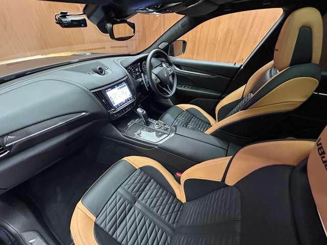 レヴァンテ V8ウルティマ 限定車 パノラマSR 茶黒革シート Bowers&Wilkinsサウンド ACC ナビ TV 360°Bluetooth接続 シートH パークアシスト 電動リアゲート 純正22インチAW ドラレコ(38枚目)