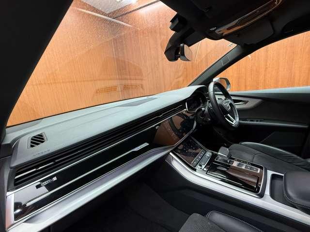 Q8 55TFSIクワトロ デビューパッケージSライン コンフォートアシスタンスPKG 純正ナビ 360°カメラ ACC BSM ハーフレザーシート シートヒーター パワーシート マトリクスLED ハイビームアシスト 電動リアゲート 純正22インチAW(37枚目)