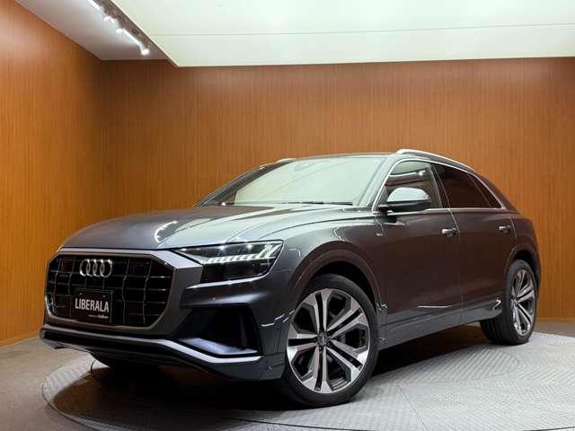 Q8 55TFSIクワトロ デビューパッケージSライン コンフォートアシスタンスPKG 純正ナビ 360°カメラ ACC BSM ハーフレザーシート シートヒーター パワーシート マトリクスLED ハイビームアシスト 電動リアゲート 純正22インチAW(54枚目)