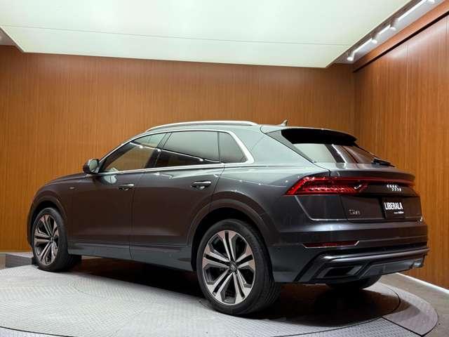 Q8 55TFSIクワトロ デビューパッケージSライン コンフォートアシスタンスPKG 純正ナビ 360°カメラ ACC BSM ハーフレザーシート シートヒーター パワーシート マトリクスLED ハイビームアシスト 電動リアゲート 純正22インチAW(56枚目)