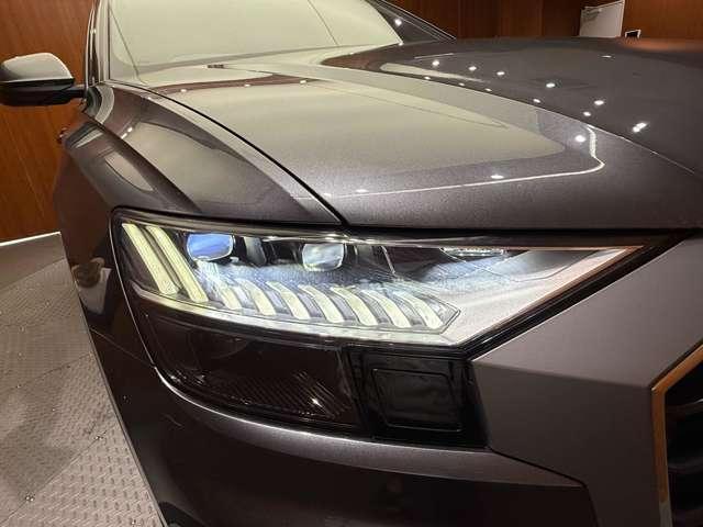 Q8 55TFSIクワトロ デビューパッケージSライン コンフォートアシスタンスPKG 純正ナビ 360°カメラ ACC BSM ハーフレザーシート シートヒーター パワーシート マトリクスLED ハイビームアシスト 電動リアゲート 純正22インチAW(57枚目)
