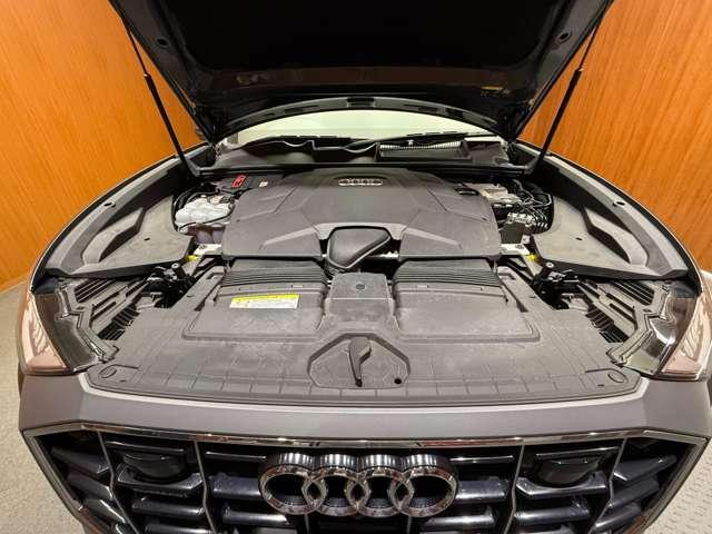 Q8 55TFSIクワトロ デビューパッケージSライン コンフォートアシスタンスPKG 純正ナビ 360°カメラ ACC BSM ハーフレザーシート シートヒーター パワーシート マトリクスLED ハイビームアシスト 電動リアゲート 純正22インチAW(65枚目)